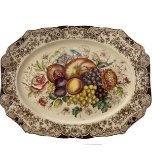 Huge Windsor Ware Fruit & Flora Platter by Johnson Brothers