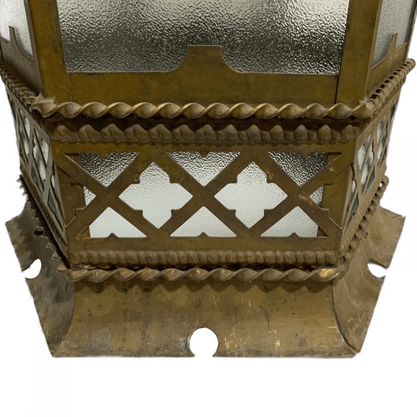 Large Vintage Baroque Style Hanging Lights, Pair - Image 3