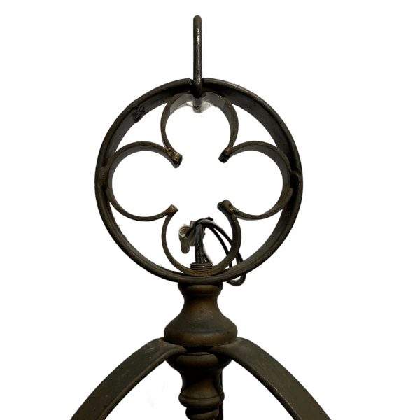 Large Vintage Baroque Style Hanging Lights, Pair - Image 4