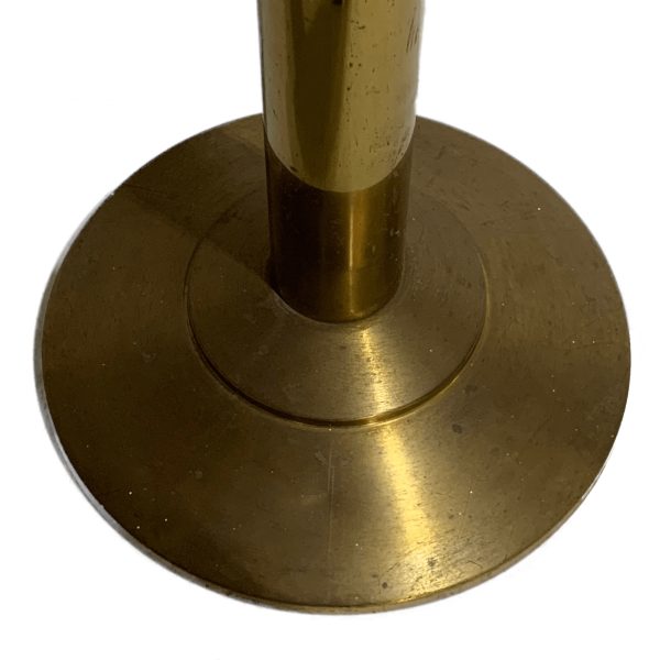 Vintage Floor Standing Brass & Ruby Glass Sanctuary Church Vigil Lamp - Image 5