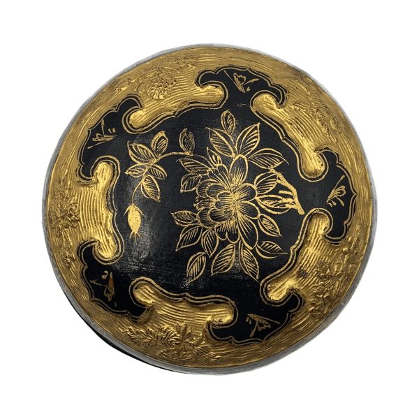 Vintage Chinese Round Paper Mâché Box - Image 3