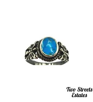 Vintage 925Sterling Silver Turquoise Ring