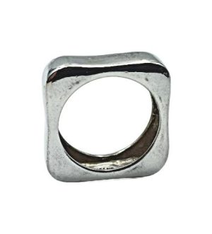 925 Sterling Silver Square Ring