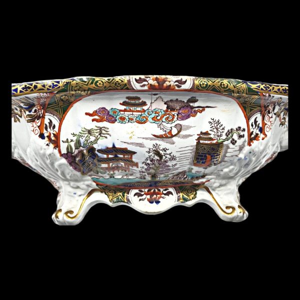 Vintage 19th Century Masons Ironstone ''Oval Serving Bowl'' - Image 6