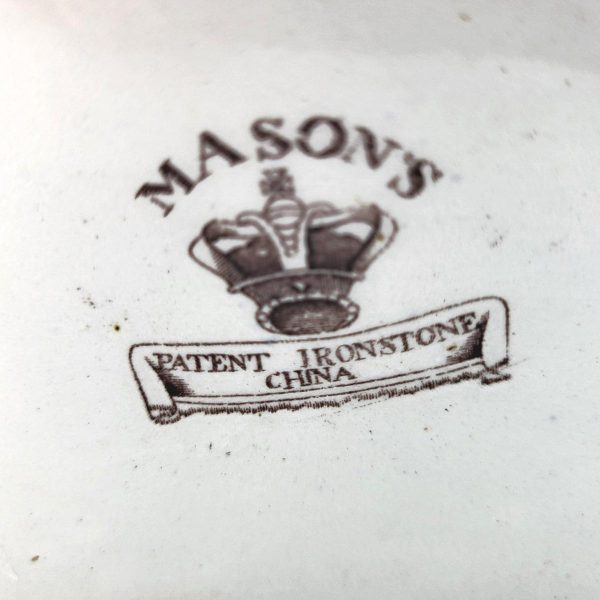 Vintage 19th Century Masons Ironstone ''Oval Serving Bowl'' - Image 9