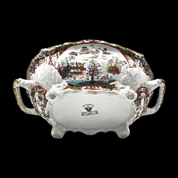 Vintage 19th Century Masons Ironstone ''Oval Serving Bowl'' - Image 7