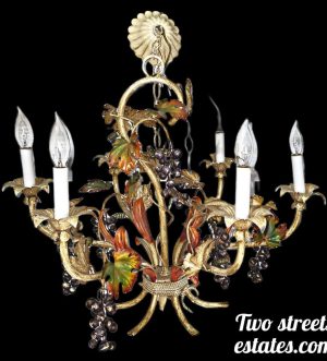 LLK Grape & Leaf Chandelier