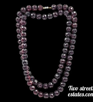 Vintage Authentic Dark Cherry Amber Necklace