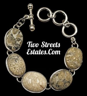 Charles Albert - sterling silver Unique Fossil, Mineral & Gemstone Jewelry