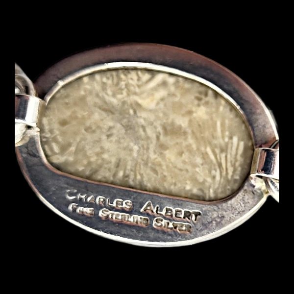 Charles Albert - sterling silver Unique Fossil, Mineral & Gemstone Jewelry - Image 4