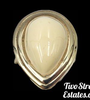 Vintage 925 Sterling Silver ''Gold Tone'' Ring Stamped R.S