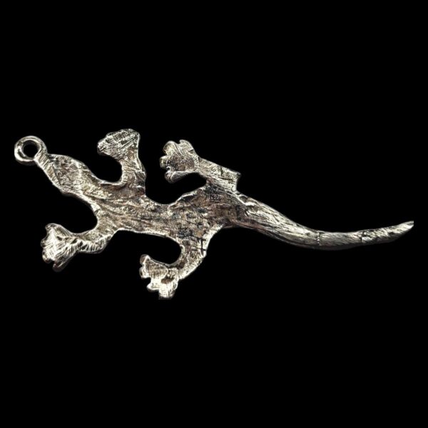 Sterling Silver Lizard Pendant - Image 3