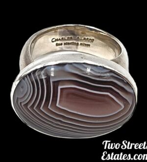 Charles Albert Sterling Silver Ring