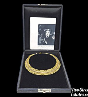 Vintage Hatti Carnegie Choker Rhinestone Necklace