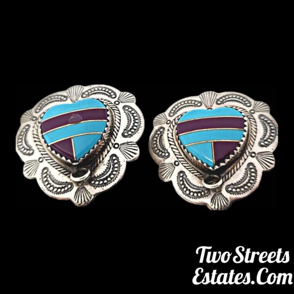 925 Sterling Silver Heart Earrings