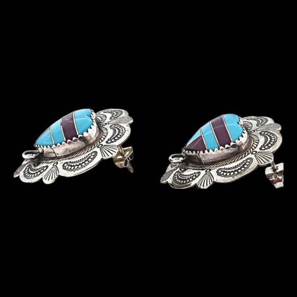 925 Sterling Silver Heart Earrings - Image 3