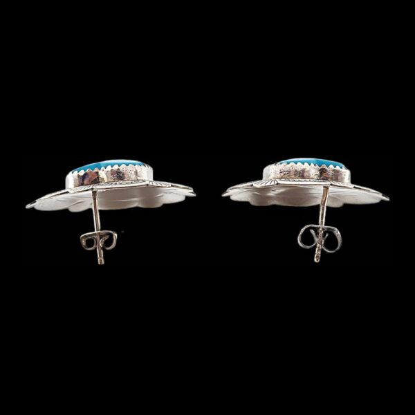 925 Sterling Silver Heart Earrings - Image 2