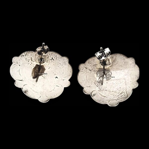 925 Sterling Silver Heart Earrings - Image 4