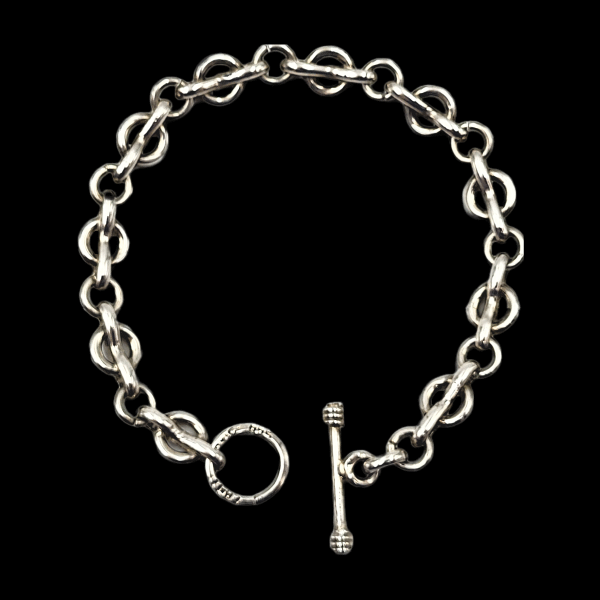 925 Sterling Silver Chain Link Bracelet - Image 2
