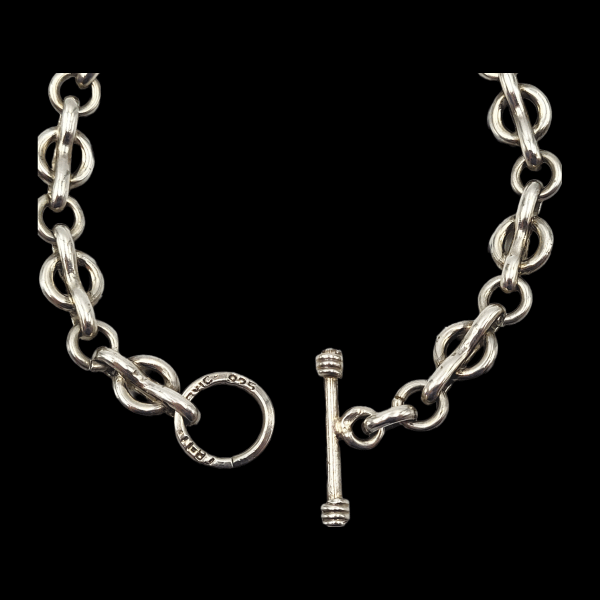 925 Sterling Silver Chain Link Bracelet - Image 3