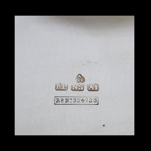 Vintage 20Th Century English Silver Plated Tray (Stamped A H.T) - Image 7