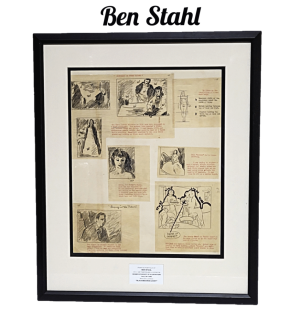 Ben Stahl - Framed Pencil Sketches