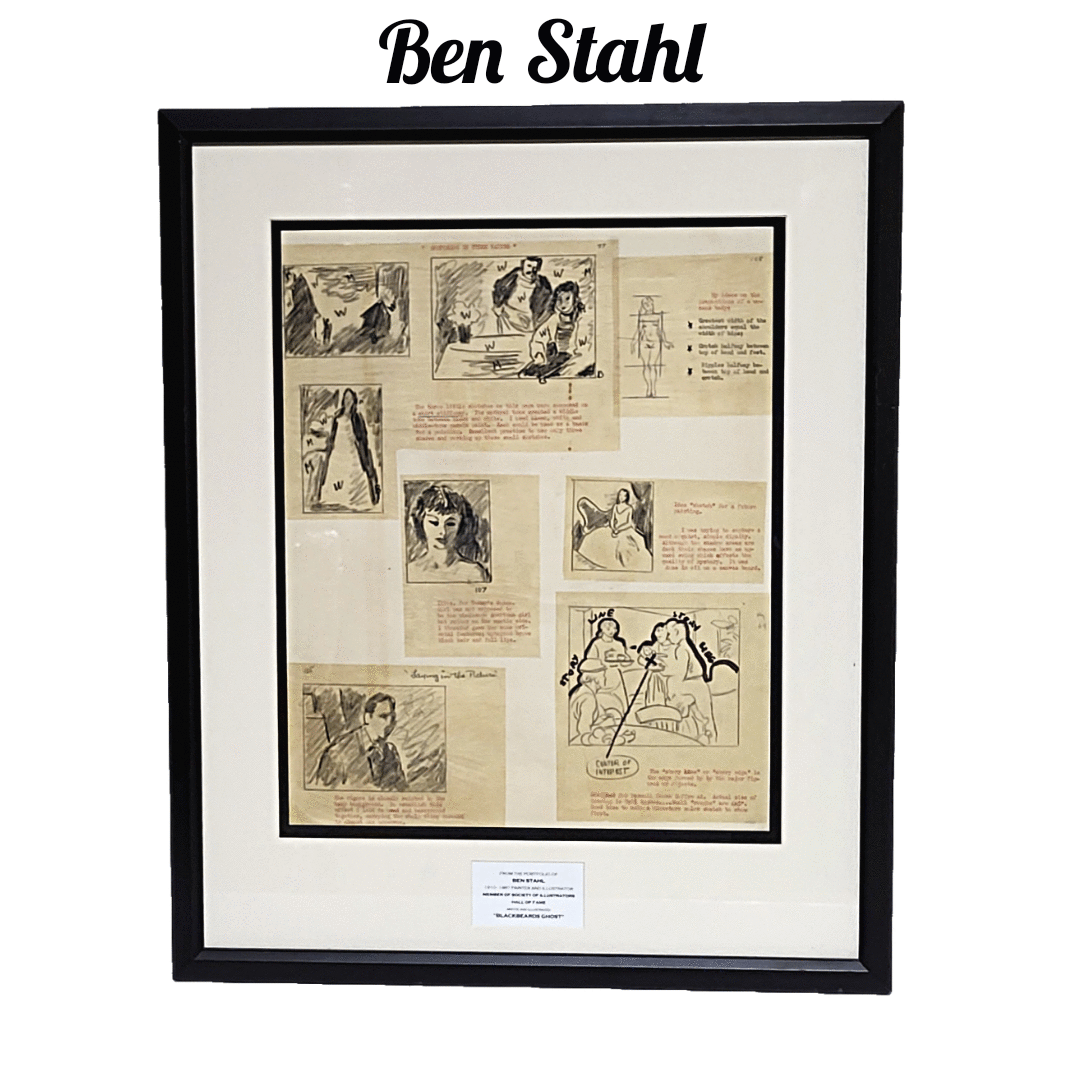 Ben Stahl - Framed Pencil Sketches