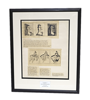 Ben Stahl – Framed Pencil Sketches