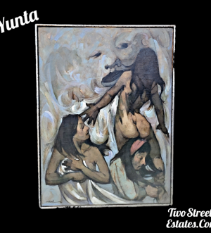 Vintage Spanish Expressionist Nude BY: Mariano Yunta
