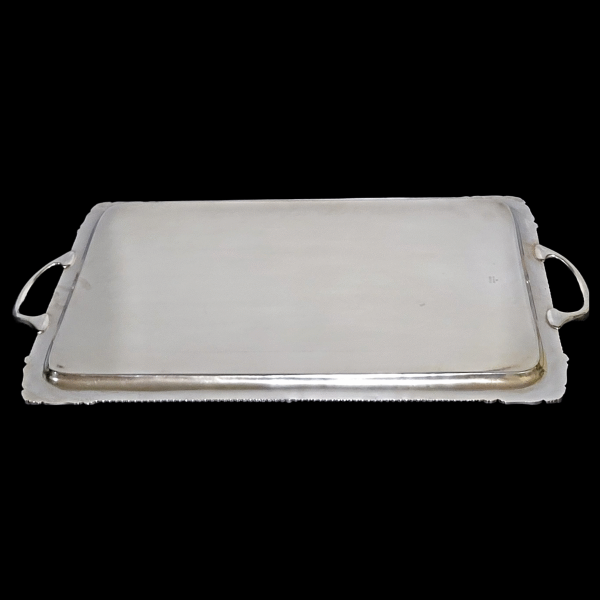 Vintage 20Th Century English Silver Plated Tray (Stamped A H.T) - Image 6
