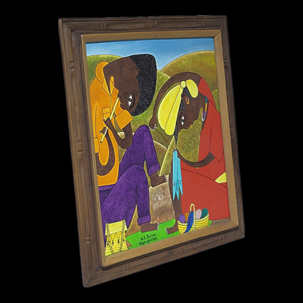 Seymor E Bottex ''Haitian Painting'' Original - Image 2