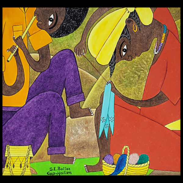 Seymor E Bottex ''Haitian Painting'' Original - Image 7