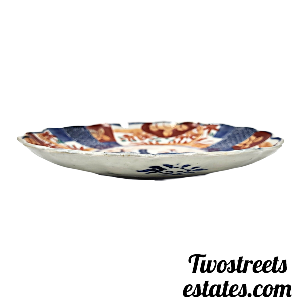 Antique 19th Century Imari Scalloped Plate - Image 2