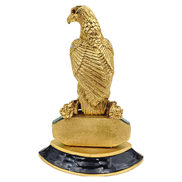 Vintage Eagle Quartz Desk Clock - Image 3