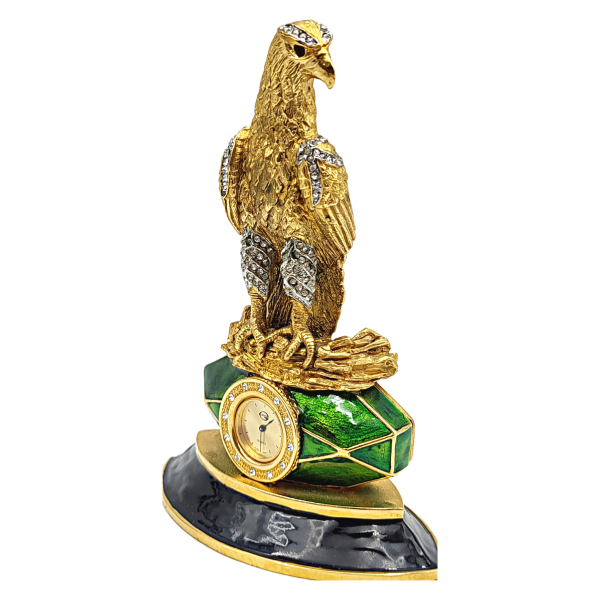 Vintage Eagle Quartz Desk Clock - Image 4