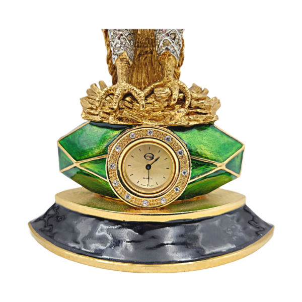 Vintage Eagle Quartz Desk Clock - Image 5