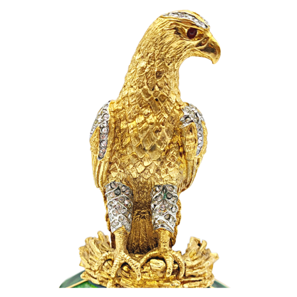 Vintage Eagle Quartz Desk Clock - Image 6