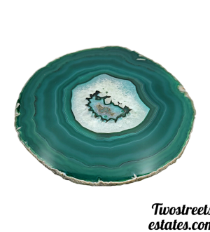 Teal Agate Slice