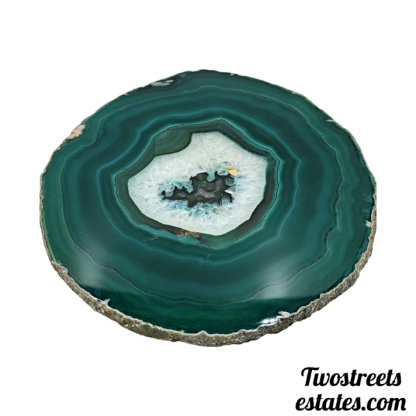Teal Agate Slice - Image 3