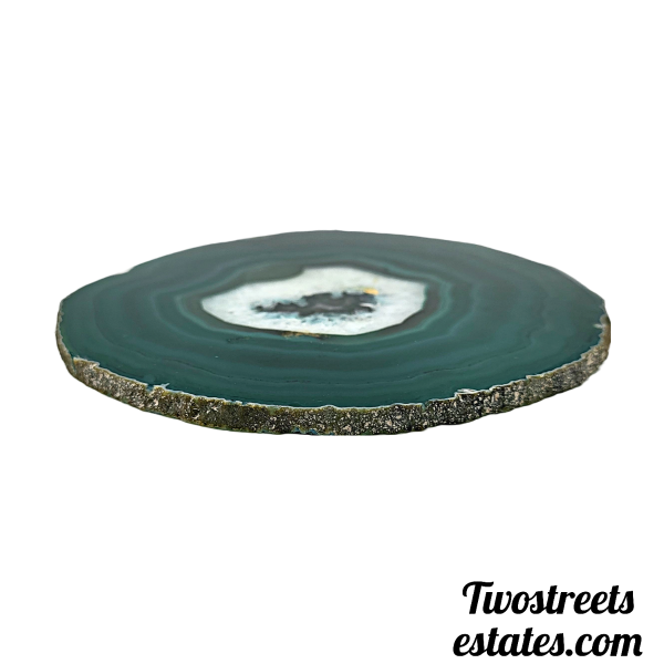 Teal Agate Slice - Image 4