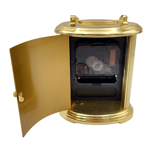 Vintage London Clock Company Quartz Mantle Carriage Clock - Image 4